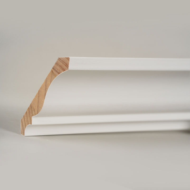 قالب گیری تاج چوب کاج (پرکننده با پرکننده و سفید مروارید) 3/5 اینچ × 4 1/4 اینچ