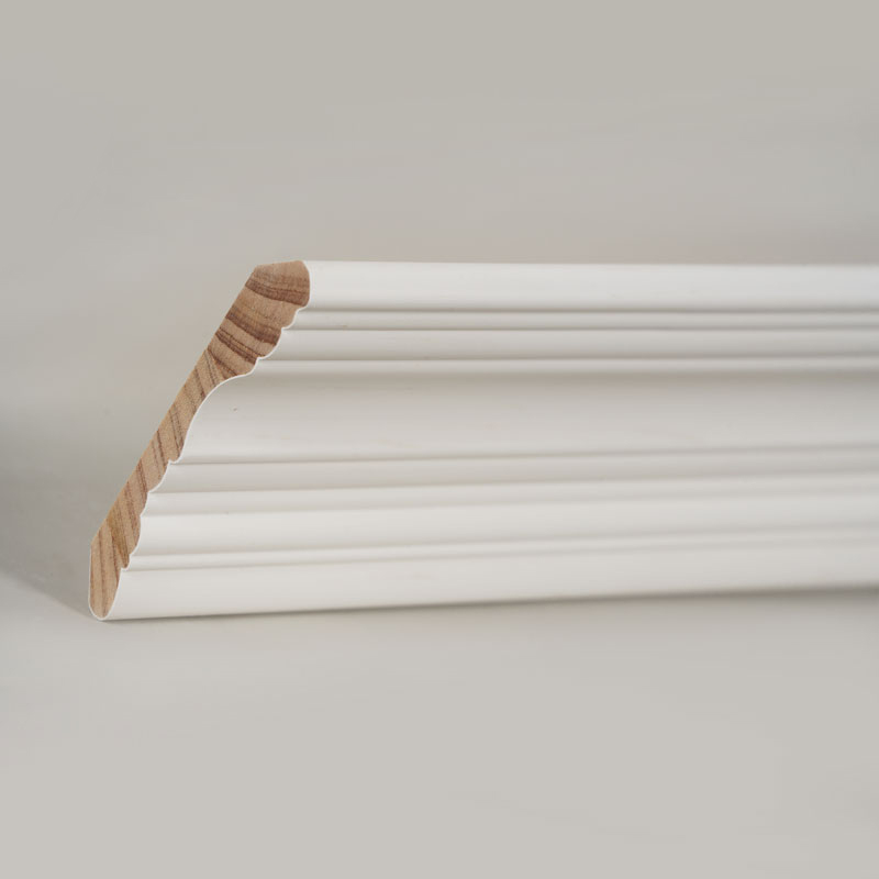 قالب گیری تاج چوب کاج (پرکننده با پرکننده و سفید مروارید) 3/5 اینچ × 3 4/9 اینچ