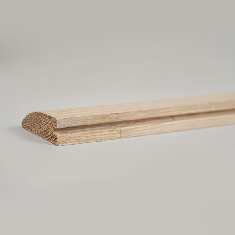 کاهش‌دهنده سیاهه‌های کامل بلوط سفید (رنگ ناتمام) - رنگ طبیعی بلوط 3/5 'x1 31/32'