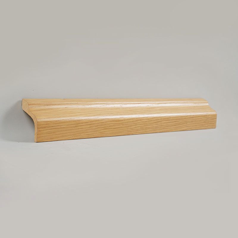 تخته دامن چوب کاج (پیچیده شده با روکش بلوط سفید + رنگ) - رنگ بلوط 1 1/2 'x2 1/6'
