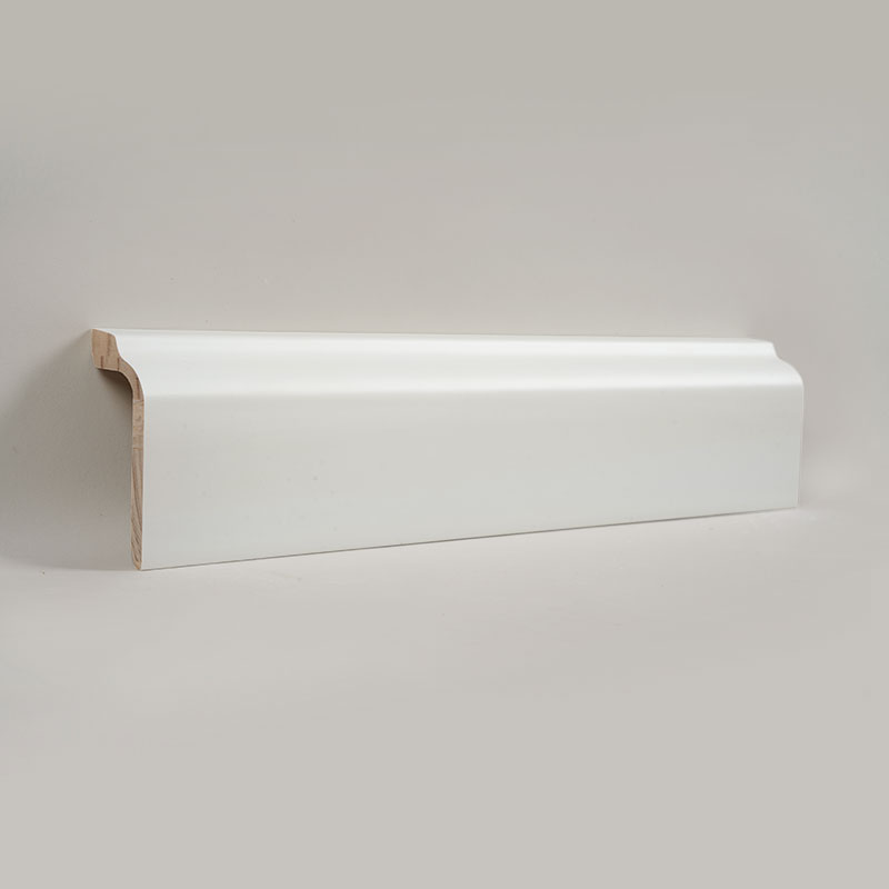تخته دامن چوب کاج (پرکننده - پرکننده + رنگ) - سفید 1 3/5 'x3 5/9'