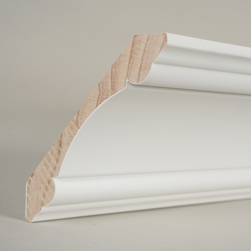 قالب گیری تاج چوب کاج (پرکننده با پرکننده و سفید مروارید) 3/4 اینچ × 4 3/4 اینچ